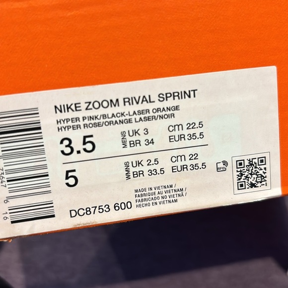 Nike Zoom Rival Sprint Track and Field Shoes - Picture 5 of 6